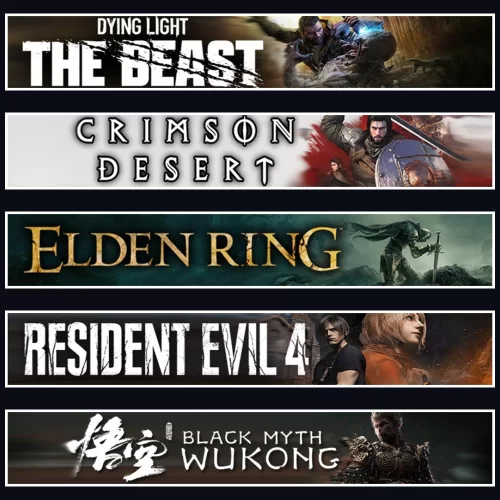  Beast +Crimson +Elden +Evil 4 +Wukong